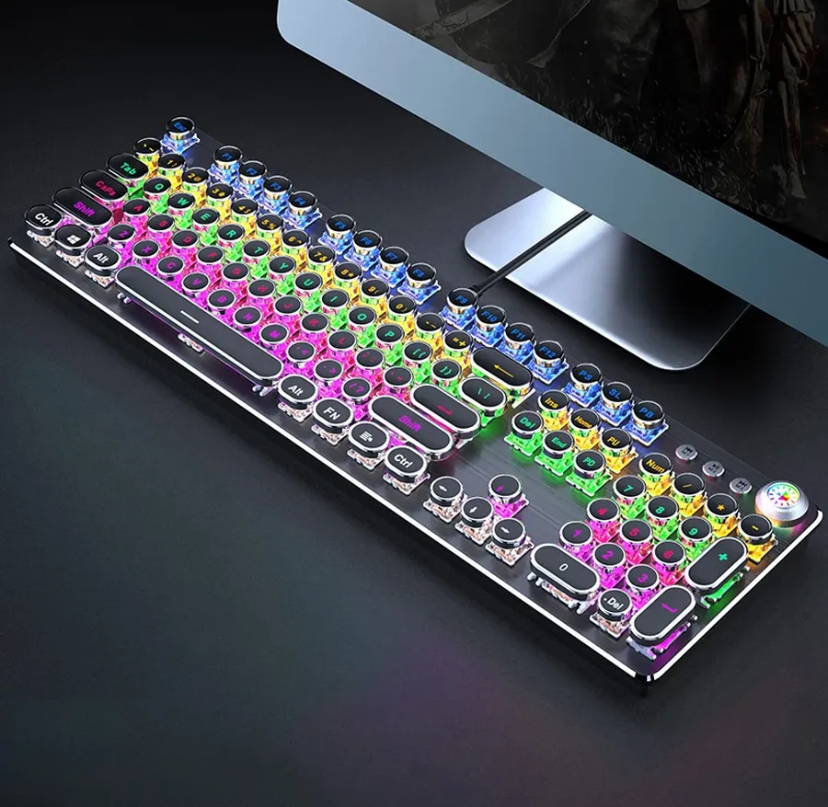 Механическая игровая клавиатура EWEADN TK100 Black-Rainbow L