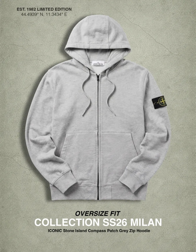 Zip-худи Stone Island